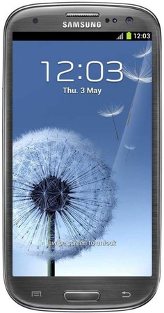 Смартфон Samsung Galaxy S3 GT-I9300 16Gb Titanium grey - Саранск